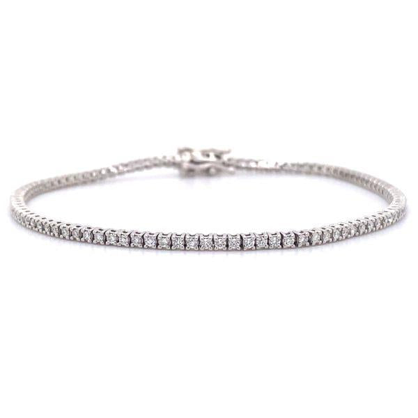 Sterling Silver 1 CTW Lab Grown Diamond Bracelet DLB-10036