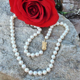 14K Yellow Gold Cultured Pearl Strand w/Clasp DEJ-24495