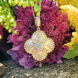 14K Yellow Gold  Diamond  Pendant DPD-26945