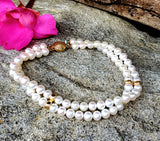 14k Gold 5-6mm Akoya Pearl Bracelet  GPS-20109