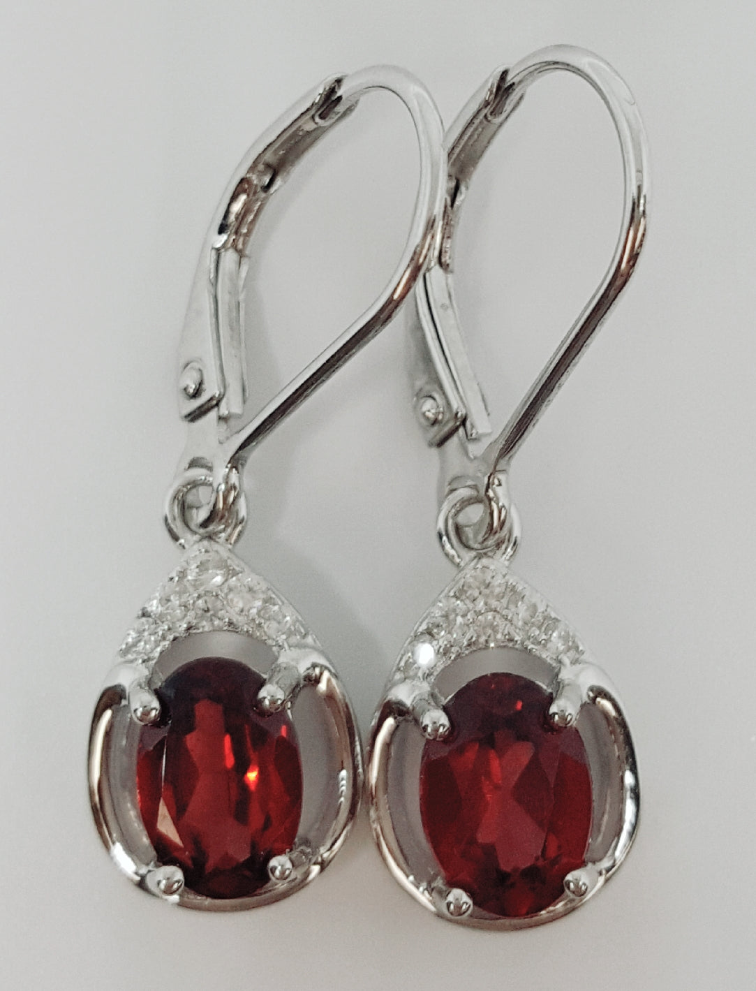 az Sterling Silver Garnet Ring, Pendant, or Earring - January