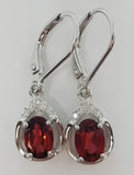 az Sterling Silver Garnet Ring, Pendant, or Earring - January