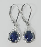 I Sterling Silver Created Sapphire Ring, Pendant, or Earring - September