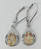 K Sterling Silver Citrine Ring, Pendant, or Earring - November