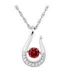 af   Sterling Silver Twinkle Birthstone Pendants - All Months
