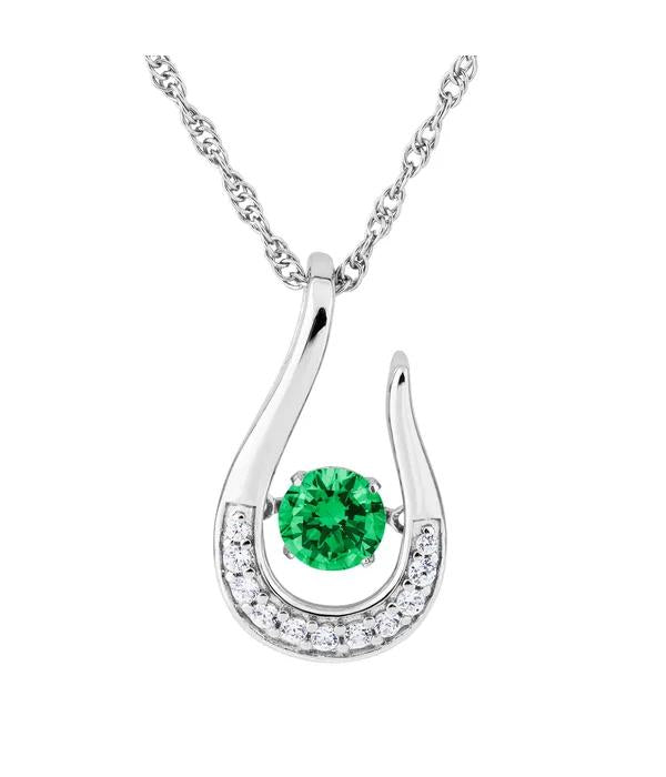 af   Sterling Silver Twinkle Birthstone Pendants - All Months