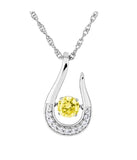 af   Sterling Silver Twinkle Birthstone Pendants - All Months