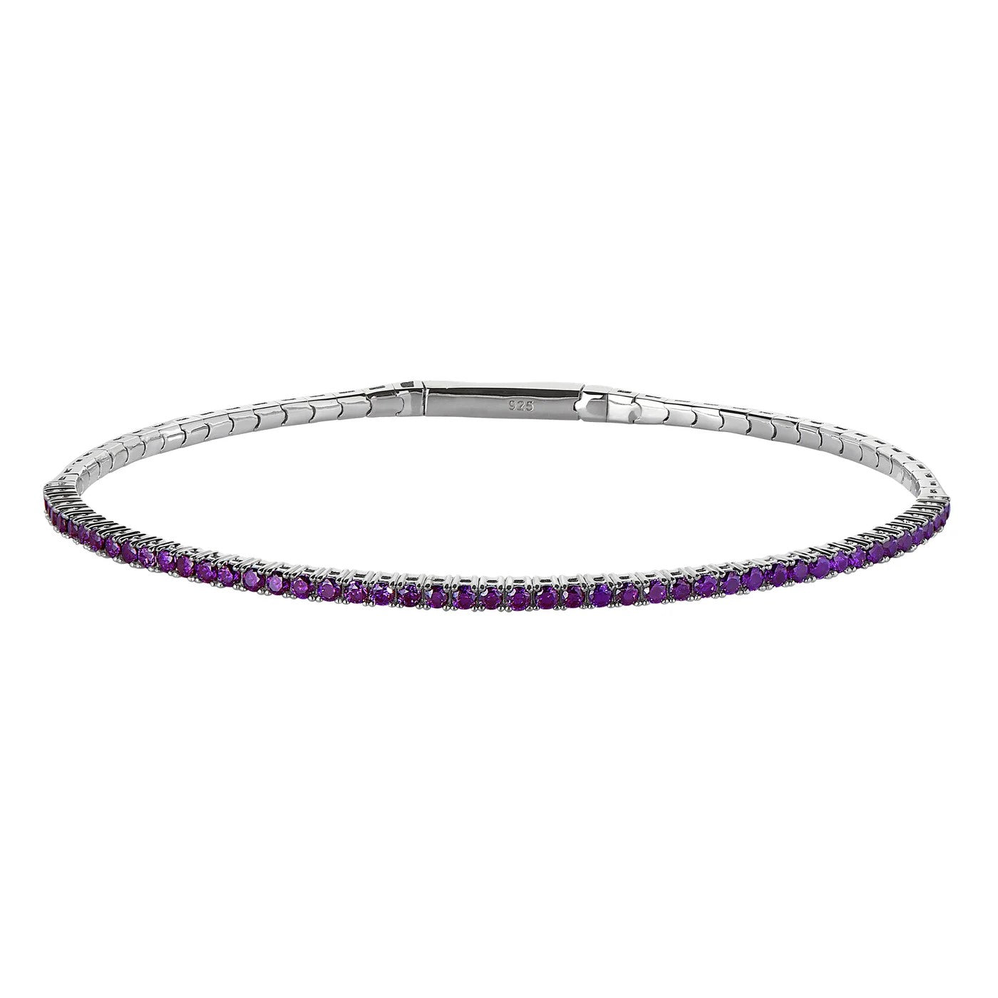 aa Birthstone Flex Bangles Simulated Gemstone Bracelets - All Months