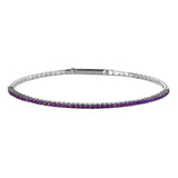 aa Birthstone Flex Bangles Simulated Gemstone Bracelets - All Months