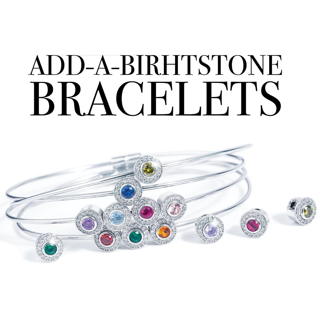 Add-A-Birthstone Bracelets - All Months