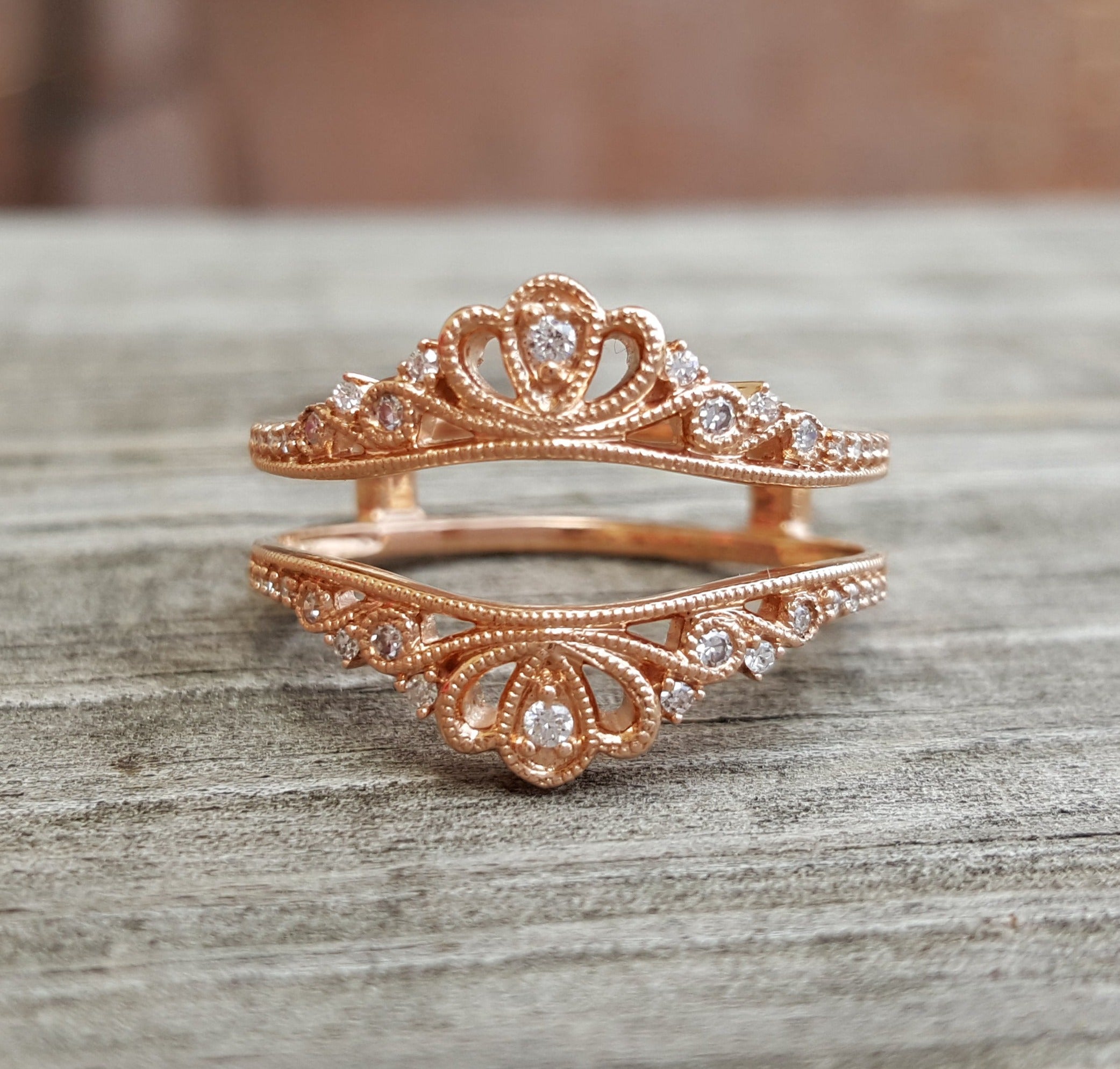 14k Rose Gold .94 CTW Heart Shape Diamond Ring DSR-23673