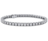 14k White Gold 3 CTW Diamond Line Bracelet  DBR-23121