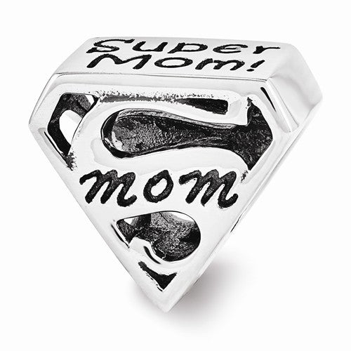 Sterling Silver Super Mom Reflections Bead REF-12225