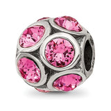 Sterling Silver October Crystal Reflections Bead REF-12246