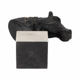 Black Metal Textured Horse Head Figurine, 9 in. ZGT-06087