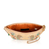 Mary Frances Iron Luck Beaded Horseshoe and Floral Crossbody Bag ZGT-06120