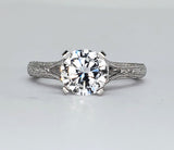 14K White Gold 1.58 CTW Diamond Ring - DSR-23782