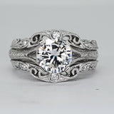 14K White Gold 1.58 CTW Diamond Ring - DSR-23782