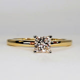 14K Gold Solitaire Diamond Ring DLB-10061