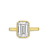 14K 3ct Lab-Grown Emerald Cut Diamond Ring DLB-10063
