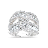 14K White Gold 2.75ctw Lab Grown Diamond Fashion Ring DLB-10100