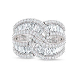 14K White Gold 2.75ctw Lab Grown Diamond Fashion Ring DLB-10100