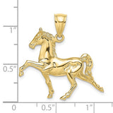 10k Yellow Gold 3-D Walking Horse GCM-21880