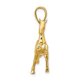 10k Yellow Gold 3-D Walking Horse GCM-21880