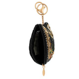 Good Luck Beaded Horse Shoe Coin Purse/Key Fob ZGT-06011