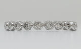 10K White Gold Diamond Ring DWB-24524