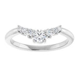 14K Gold Diamond Curved Ring DWB-24770