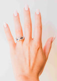 Kelly Herd Interchangeable CZ Horseshoe Ring in Sterling Silver SCZ-10021