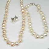 Sterling Silver Freshwater Pearl 3 Piece Set SSJ-12891