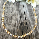 14K Yellow, White & Rose Gold Necklace  DEJ-24432