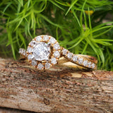 10k Yellow Gold .60 CTW Round Diamond Ring - DSR-23538