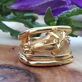 18k Yellow Gold Horse Head Ring  DEJ-24457