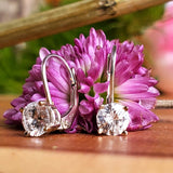14k White Gold Round 1 CTW Diamond Earrings -  DER-25494