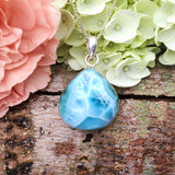 Sterling Silver Larimar Pendant SSJ-13212