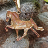 10K Yellow Gold Large Walking Horse GPD-19983