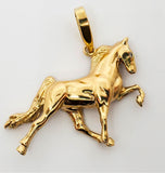 10K Yellow Gold Large Walking Horse GPD-19983