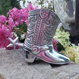 Small Pewter Cowboy Boot SPG-5808