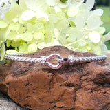 Bella Cavo Sterling Silver Simulated Diamond Hook & Eye Bracelet   BEL-10426