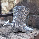 Small Pewter Cowboy Boot SPG-5808