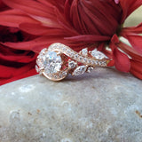 14K Rose Gold 1.20 CTW Diamond Ring DEJ-24494
