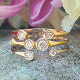 14K Multi-Color Gold Diamond Ring DFR-26803