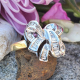 14K White & Yellow Gold  Diamond Ring & Pendant Combo - DFR-26085