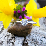 14 Karat White Gold .48 carat Solitaire Ring DSR-23621