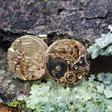 Gold Tone Watch Movement Cuff Links ZGF-5039
