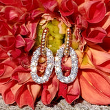 Heritage Collection- 14KTT .31CTW Diamond Rope Style Dangle Earrings  DER-25916