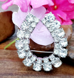 Vintage 1950's Horseshoe Rhinestone Brooch ZGF-05078